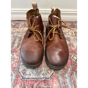 Dr. Martens Ember Brown Leather Chukka Desert Boots Mens 8 Womens 9 AW004 KV05 T